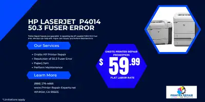 HP Laserjet P4014 50.3 Fuser Error | HP laserjet P4015 50.2 Fuser Error