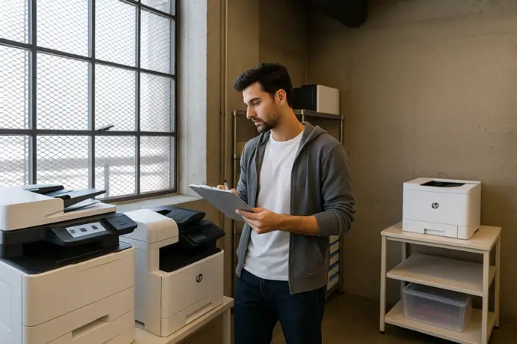 HP Laserjet M607 Perform Maintenance
