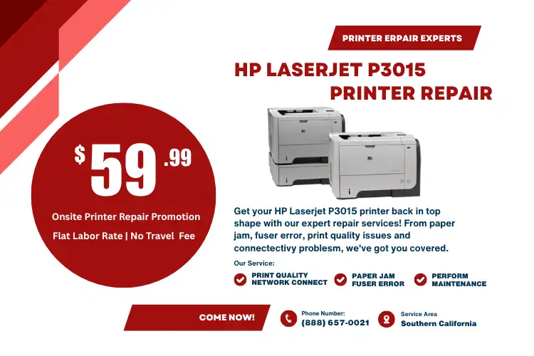 HP Laserjet P3015 Printer Repair | HP Laserjet P3015 Paper Jam