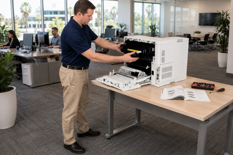 hP Laserjet M608 Printer Repair - Fsuer Error
