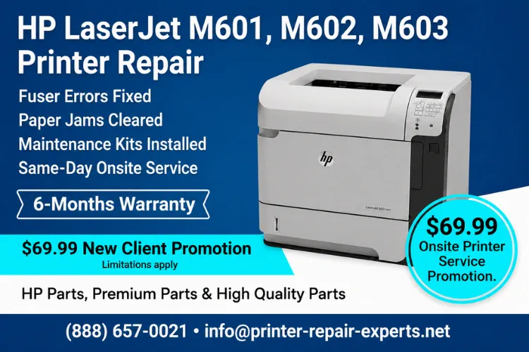 HP Laserjet M601 M602 M603 Printer Repair | HP Laserjet M601 Printer Repair | HP Laserjet M602 Printer Repair | HP Laserjet M603 Printer Repair